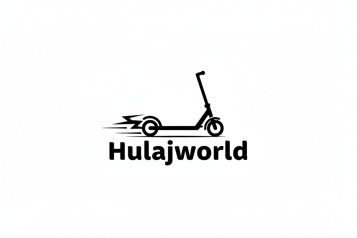 Logo Hulajworld - czarny