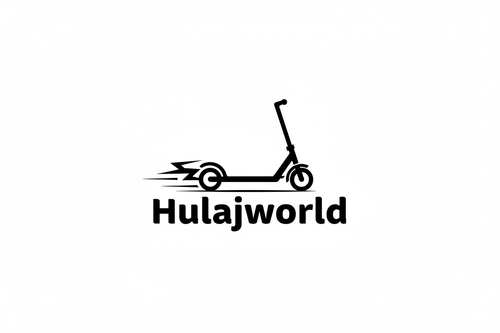 Logo Hulajworld - czarny